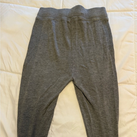 Lululemon Sweet Savasana Yoga Cashmere Knit Ribbed Sweater Pants Size 8 - Picture 6 of 7